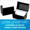 Oxford Blank Index Cards, 4" x 6", White, 100/Pack