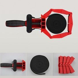 Multifunctional Belt Clamp Woodworking Jigsaw Puzzle Clamp Nylon Strap Clamp Tool Polygonal Angle Clamp Easy to Use