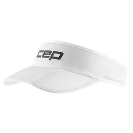 CEP - Foldable Running Visor, Core 5.0 Foldable Visor, White, White, Unit size