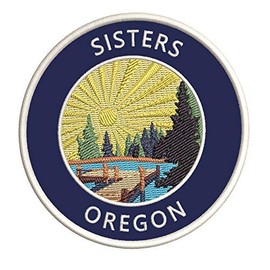 Lake Dock - Sisters - Oregon 3.5" Embroidery DIY Iron or Sew-on Decorative Patches Vacation Adventure Theme Novelty Applique