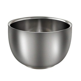 Los hombres de Afeitar Jabón Tazón de Acero Inoxidable de Afeitar Copa de Doble Capa de Espuma de Afeitar Jabón Crema de la Taza de Afeitar Maquinilla