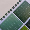 Monthly Adhesive Index Tabs Month Stickers for Students, Professionals, and