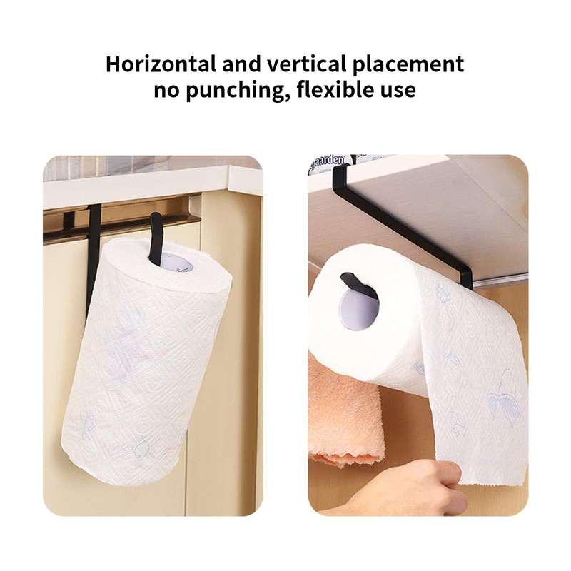 Kitchen Paper Roll Holder,Under Cabinet Paper Roll Holder Rack Under
