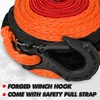 X-BULL Synthetic Winch Rope - Cable Kit -1/2" X 85ft