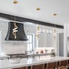 Vloitgol Spiral Led Pendant Light Fixtures, 5500K Gold Modern Led