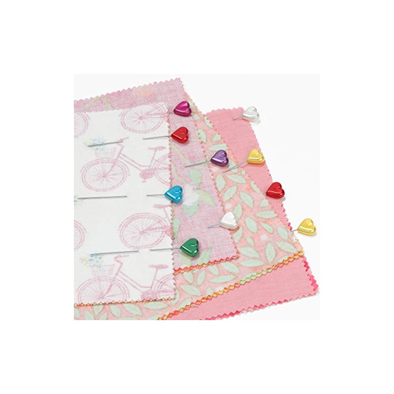 Dritz - Pinzas perladas, corazón, 2-1/8 Pulgadas (35 Unidades)