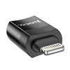 Hoco UA17 Lightning to USB-C OTG Adapter, Black