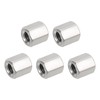 HiPicco Hex Coupling Nuts, M10 x 1.5-Pitch UNC 15mm/0.59" Length,
