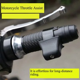 YehVeh 2 Pack Motorcycle Cruise Control Throttle Lock Long Rider Assist Holder Mounted Controller Rest Accelerator Booster Assistant Universal for 7/8" Handlebar Street Bike Sport Off Road Scooter ATV