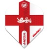 WINMAU Mega Standard England Dart Flights - 1 Set Per