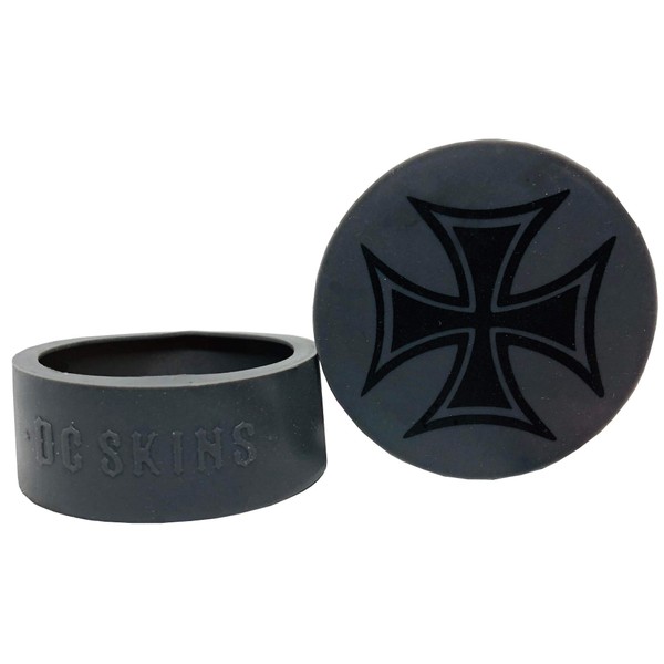 Snuff Covers Waterproof Protective Skins for Dip and Chew Cans - Iron Cross DC Crafts Nation