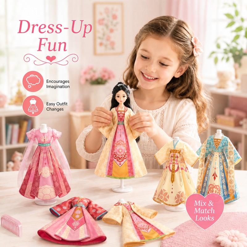 DIY Ancient Costume Craft Kit for Kids – 5 Mannequins
