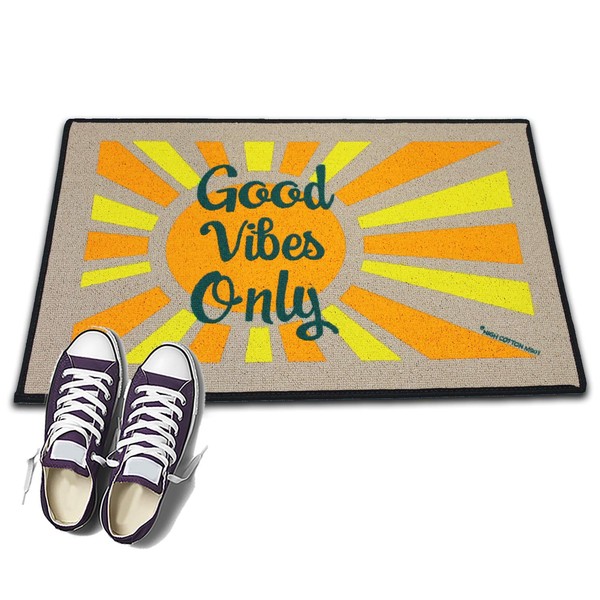 HIGH COTTON Welcome Doormat -Good Vibes Only