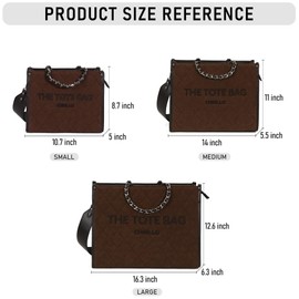 Chinllo Tote Bag for Women Quilted Chains Stachel Purse and Handbags with Shoulder Strap (E.Coffee-Ss)