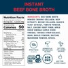 Bare Bones Bone Broth Instant Powdered Mix Beef Pack of