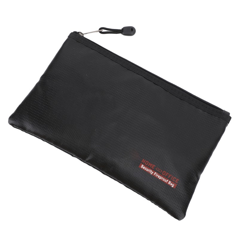 Fireproof Document Bag Portable Waterproof 800℃ High Temperature Resistant Zipper