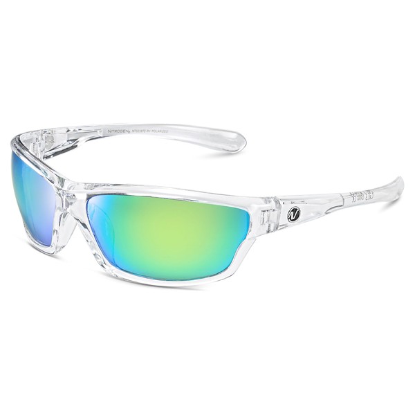 Nitrogen Polarized Wrap Around Sport Sunglasses for Men Women UV400