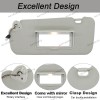 Unbranded Left Driver Side Sun Visor W/ Light Fits for