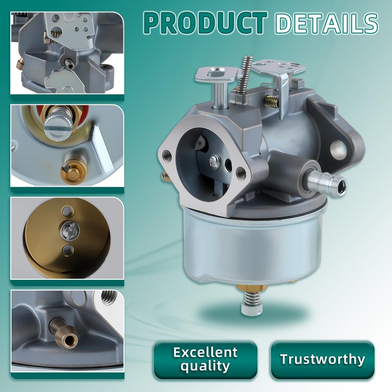 Carburetor Compatible with Tecumseh 632334A 632234, HM70 HM80 HMSK80 HMSK90