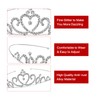 8PCS Tiaras for Women,Tiaras and Crowns for Women,Silver Rhinestone Princess