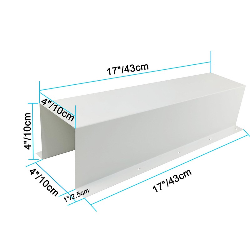 Line Set Cover Kit for Mini Split Air Conditioners Decorative