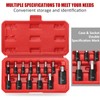 Awang 13Pcs Star Bit Socket Set T8-T60，1/4 3/8 1/2 Inch