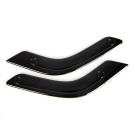 1Pair Interior Door Grab Handle Inserts Cover Trim for 2011-2018 Jeep Wrangler JK (Black)