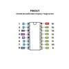 Circuito Integrado Chip IC 74LS48 Decodificador Display 7 Segmentos Cátodo