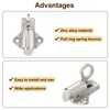 sourcing map 3Pcs Spring Bounce Lock, Security Pull Ring Spring