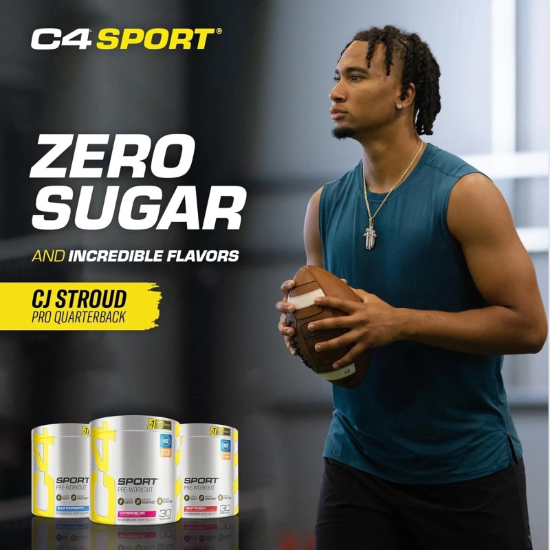 C4 Sport Pre Workout Powder - 135mg Caffeine with Creatine