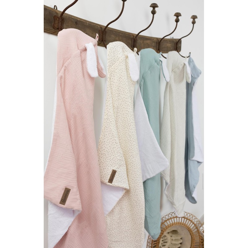 Domiva - Bath Towel Set 75 x 75 cm Striped