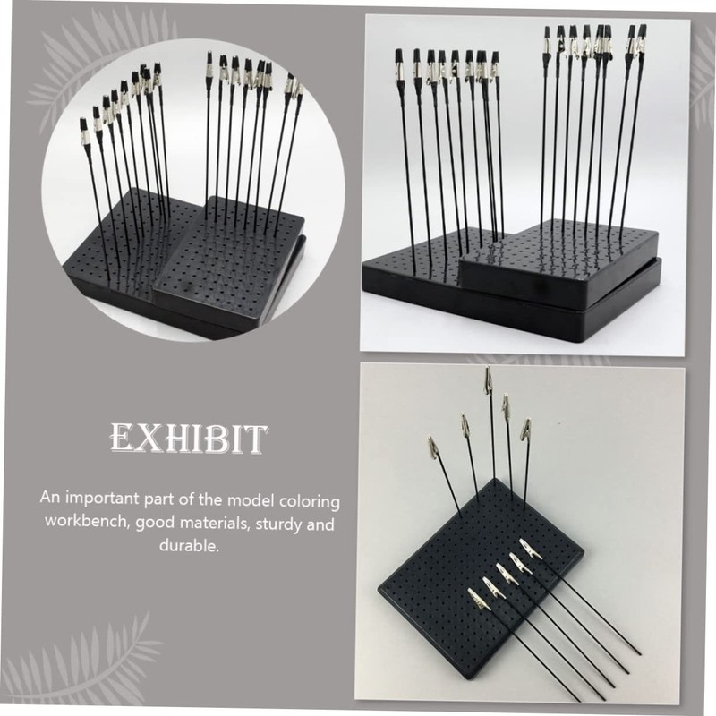 TEHAUX 1 Set of Model Painting Stand Base Airbrush Crafts