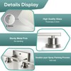 Ascher Bathroom Light Fixtures, 4-Light Vanity Light Over Mirror, Brushed