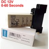 DC 12V Delay Timer Time Relay DPDT 0-60S Second and
