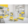 Leitz WOW College Pad in A4 Format, Yellow
