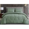 Chezmoi Collection Piper Queen Bed in a Bag 7-Pieces Honeycomb