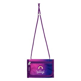 Baagl Children's Neck Pouch - Wallet for Boys - Purse, Mini Purse, Change Coin Purse, heart