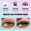 Cluster Lashes Kit DIY Lash Extension Set 0.07D 240 PCS