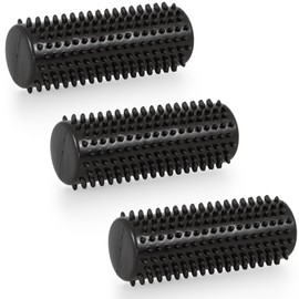 Hedgehog Massage Roller, Nub Roller, Hedgehog Roller, Massage, Hedgehog Ball (Set of 3, Black)