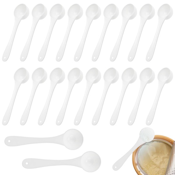 20PCS Plastic Measuring Spoons Measuring Spoon Set, Round Bottom Mini