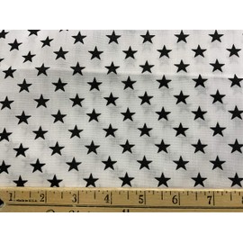 45” Wide Black on White