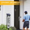 Solar Address Sign, House Numbers for Outside, Lighted Address Plaque