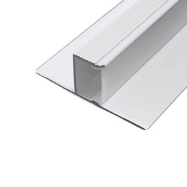 DGLILUAN Plaster in Recessed LED Aluminum Channel T Shape, 3.3 FT/1 Meter LED Strip Light Shadow Channel with Milky Diffuser, Suspended Ceiling Baseboard Edge Trim Light Profile (White, 10 Pack)