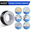 RAZCC Duct Tape, 12 Rolls Black Duct Tape,Heavy Duty, Flexible,