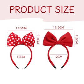 Pack of 2 Bowing Hair Bands, Photo Props, Cute Hair Bands, Creative Accessories for Party Hair, Costume Accessories