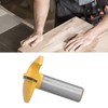 Horizontal Crown Router Bit，1/4 Inch Shank Crown Cap Molding Router