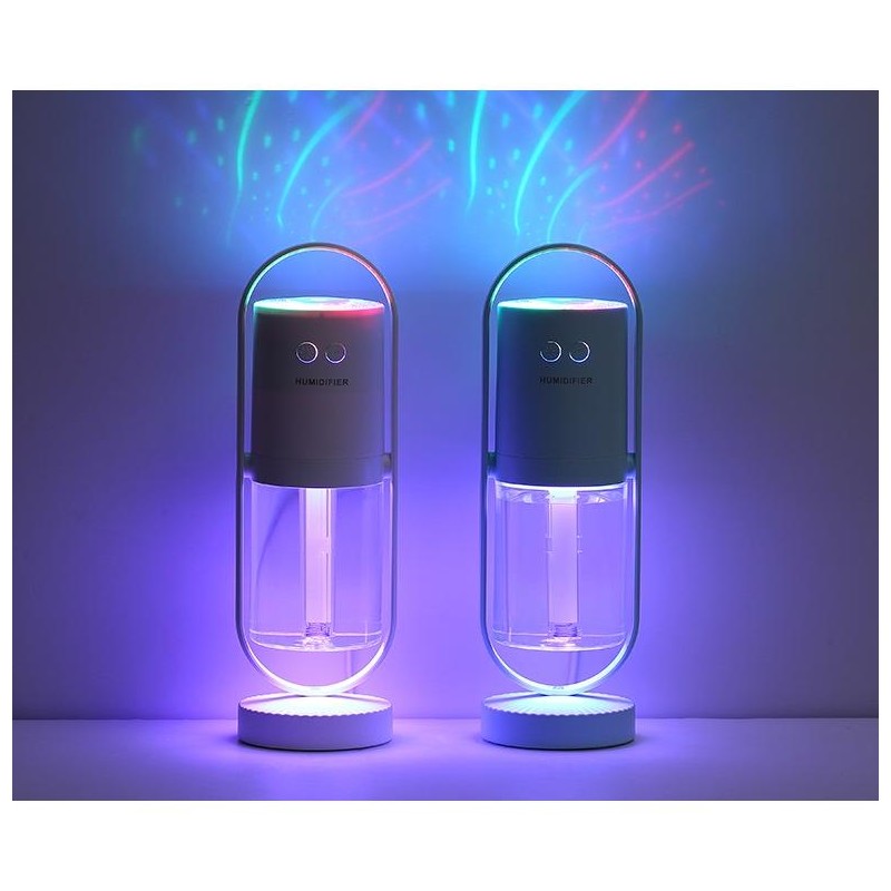 Magic Shadow USB Humidifier & Night Light - Color: white,