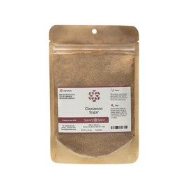 Savory Spice Cinnamon Sugar - Cinnamon & Sugar Seasoning | Cinnamon Sugar Spice Shaker for Toast, Cookies, Muffins, Coffee, Oatmeal & Desserts (1 Cup Bag - Net: 6.6 oz)