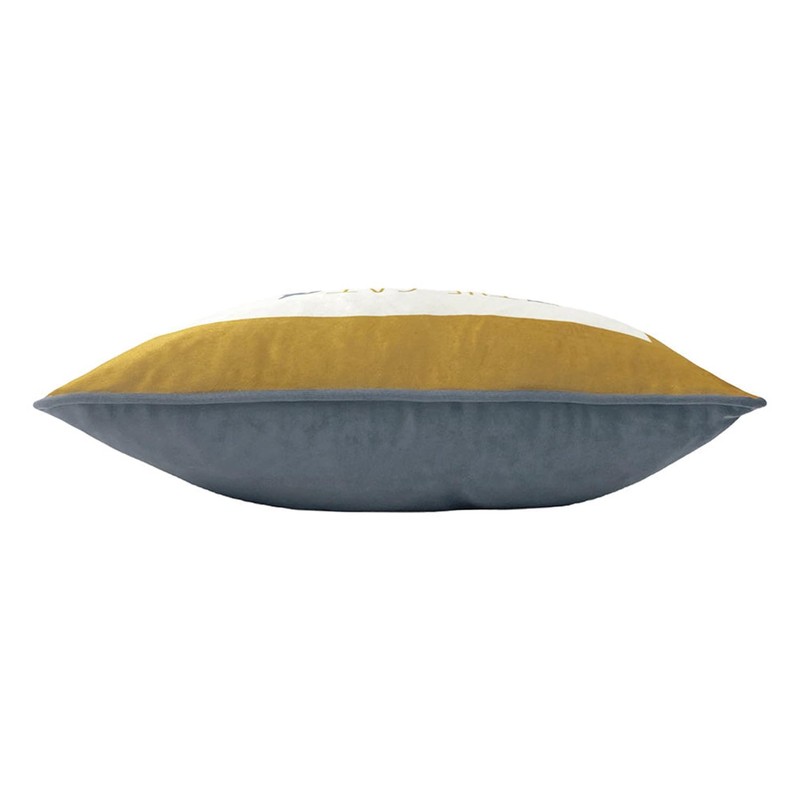 furn. Kitta Sits Here Cushion Cover, Polyester, Ochre,30 x 50cm