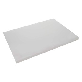 Utoolmart Plastic Cutting Board Mat Stamping Punching Hammer Pad White for DIY Leather Craft Tool 200 x 150 x 8mm 1pcs